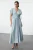 TRENDYOLMİLLA Dames Donkerblauw Effen Maxi Mouwloos Stijlvol/Avond Skater Jurken