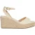 Dune London Espadrille-sandalen met hoge sleehak voor dames van het merk Kerries (Gebroken wit)