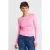 Slim Fit Geribbelde Bootneck Blouse