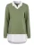 Cellbes of Sweden Shirt  kaki / wit