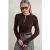 Knop Gedetailleerde Crewneck Trui