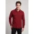 The Kooples Long-sleeved Shirt W Classic Collar Black – Red
