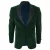 Heren groen fluwelen diner smoking colbert blazer