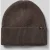 camel active beanie met brede omslag en labeldetail