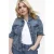 ONLY CARMAKOMA CARWESPA LS JACKET LIGHT BLUE DNM NOOS Dames Jas –