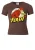 LOGOSHIRT Shirt  bruin / geel / rood / wit