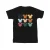 Disney Jongens Mickey Mouse Hoofden Vierkant T-shirt (Zwart)