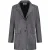 Malelions Women Sparkling Oversized Blazer | Silver
