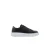 Leather Low Top Sneakers X0E083 – Black