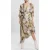 GUESS 3 Qtr Slv Ensley Wra Glam Snake Print