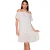Middenlange jurk met dropped shoulders voor dames Luna Praise