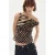 Mango top met print – zwart