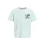 JACK & JONES ORIGINALS regular T-shirt met backprint mintgroen