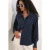 Oversized Stippen Crepe Shirt