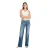 Vrouwelijke Flared Jeans Le Temps des cerises Rosa