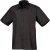 Premier Heren Korte Mouw Formele Poplin Gewoon Werk Shirt (Zwart)