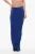 Asymmetrische rok met gedrapeerd design in blauw