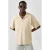 QS relaxed fit polo – beige