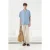 Casual Korte Mouwen Linnenmix Shirt
