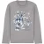 Disney Unisex volwassen vrolijk, helder en vastgebonden in lichten mickey mouse heather t-shirt met lange mouwen