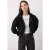TRENDYOLMİLLA Dames Zwart Effen Lang Regular fit Sweatshirts