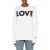 Moschino Love Organic Cotton Sweatshirt White