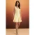 TRENDYOLMİLLA Dames Geel Effen Kort / Mini Mouwloos Blousejurk Jurken