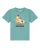 watabout.kids Shirt ‘Lama Großer Bruder’  beige / blauw / turquoise / lichtoranje