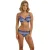 Freya niet-voorgevormde beugel bikinitop Arizona Wave met lurex blauw