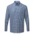 Premier Heren Maxton Check Shirt met lange mouwen (Marine / Wit)