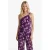 FLURESK wide leg high waist broek paars