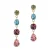 Otazu gold plated oorbellen met Swarovski kristallen Cally goudkleurig/multi