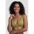 BEACHWAVE voorgevormde push-up bikinitop met lurex – olijfgroen