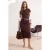 TRENDYOLMİLLA Dames Bruin Effen Midi Kokerrok- rok Rokken