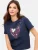 Lipsy Shirt  navy / pink / wit