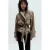 Mango geruite trenchcoat met ceintuur – beige
