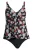 LASCANA Tankini  rood / zwart / wit