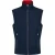 Regatta Heren Ascender Softshell 2-laags bodywarmer (Marine/Klassiek Rood)