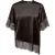Only Onlindona 2/4 satin lace top wvn