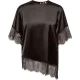 Only Onlindona 2/4 satin lace top wvn