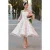 Topvintage exclusive ~ Grace Elizabeth swing jurk met tule in wit