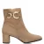 Notre-V 8558 Enkellaarsjes – Enkelboots met rits – Dames – Beige –