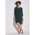 Street One Dames Jurk in effen kleur in Groen