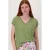 Zusss top olijfgroen met lurex