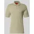 HUGO slim fit poloshirt van mix van lyocell en linnen model ‘DULINEN’