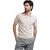 Thomas Maine polo beige v-hals katoen