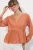V-hals Blouse met Strikdetail en Kreppé