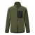Regatta Heren Frankie Full Zip Fleecejack (Donkere kaki/zwart)