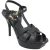 Saint Laurent Tribute Platform Sandalen Zwart