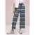 Street One Dames Wide Legs broek met zigzagpatroon in Groen